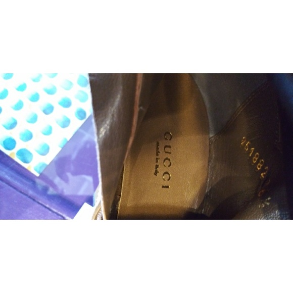 Gucci -6.5- Thigh High Suede & Patent Leather Boot - Picture 8 of 8